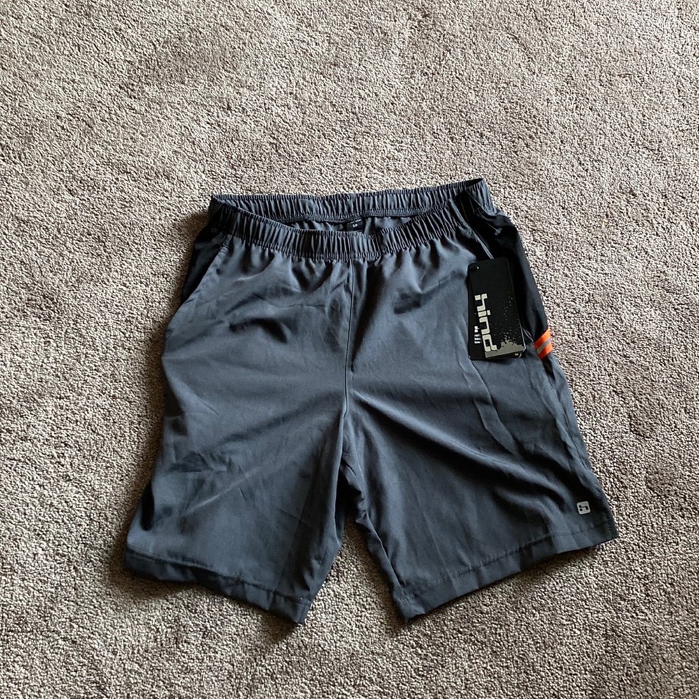 Hind Gray Running Gym Shorts SIZE S